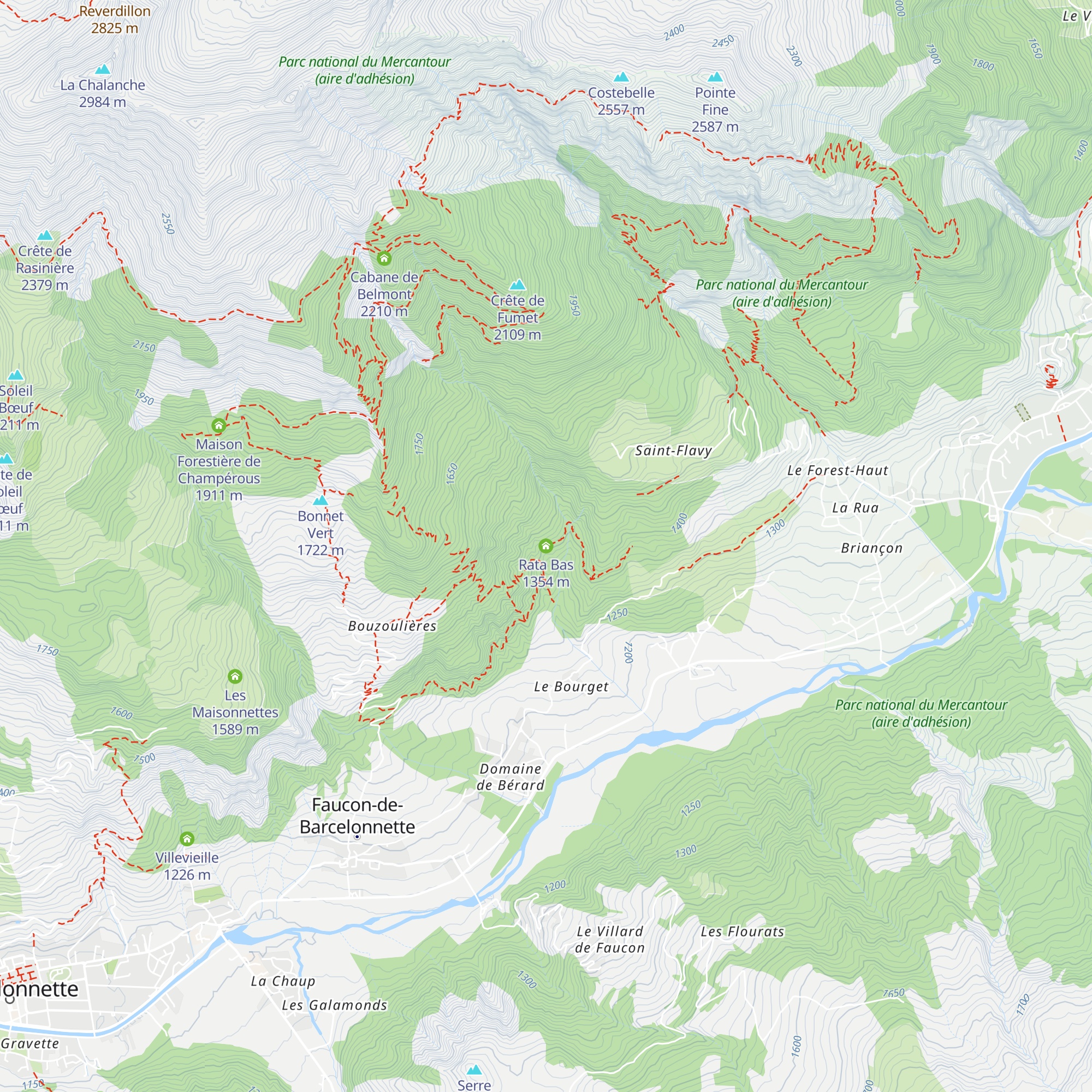 Rata Bas map