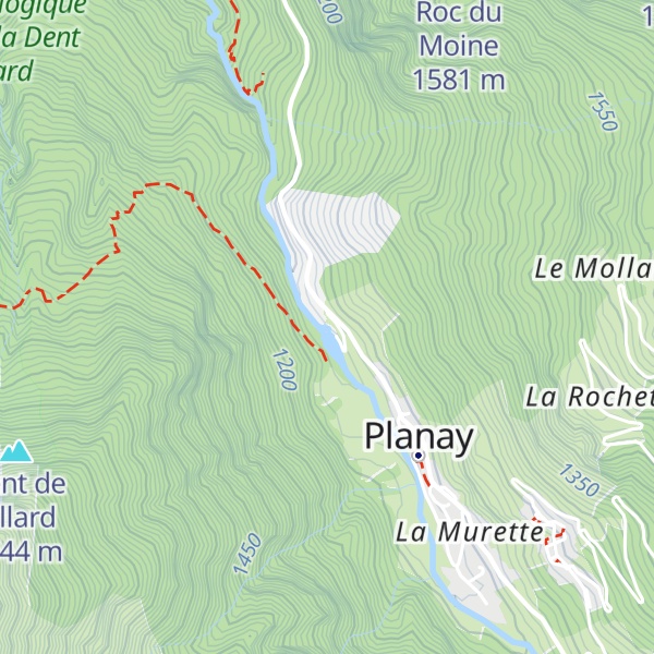 Map of Prise d'eau de Ballandaz