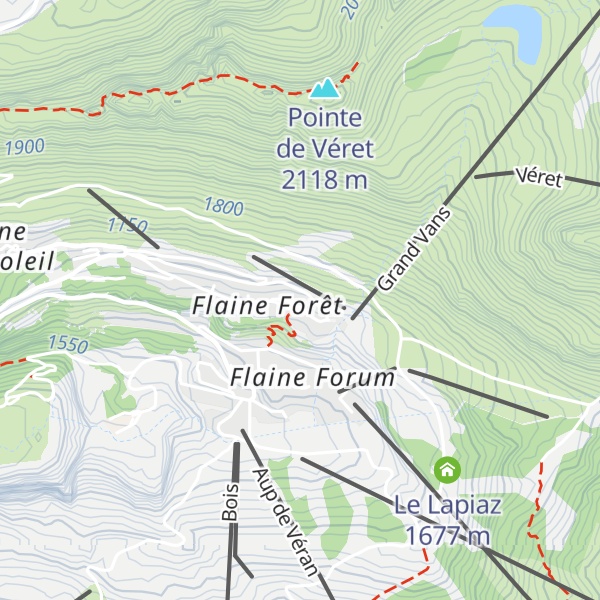 Map of Le Refuge du Skieur