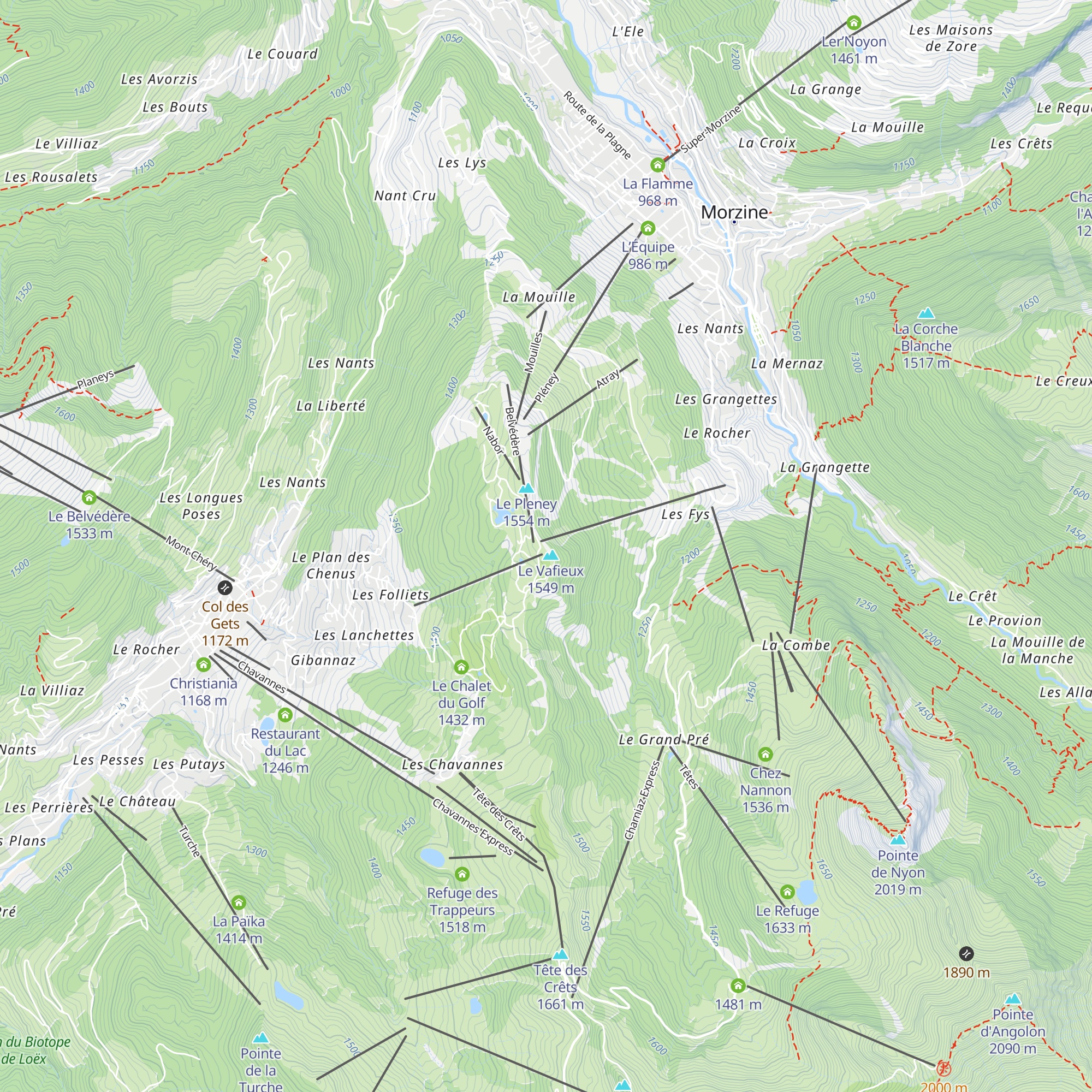 Le Vaffieu map