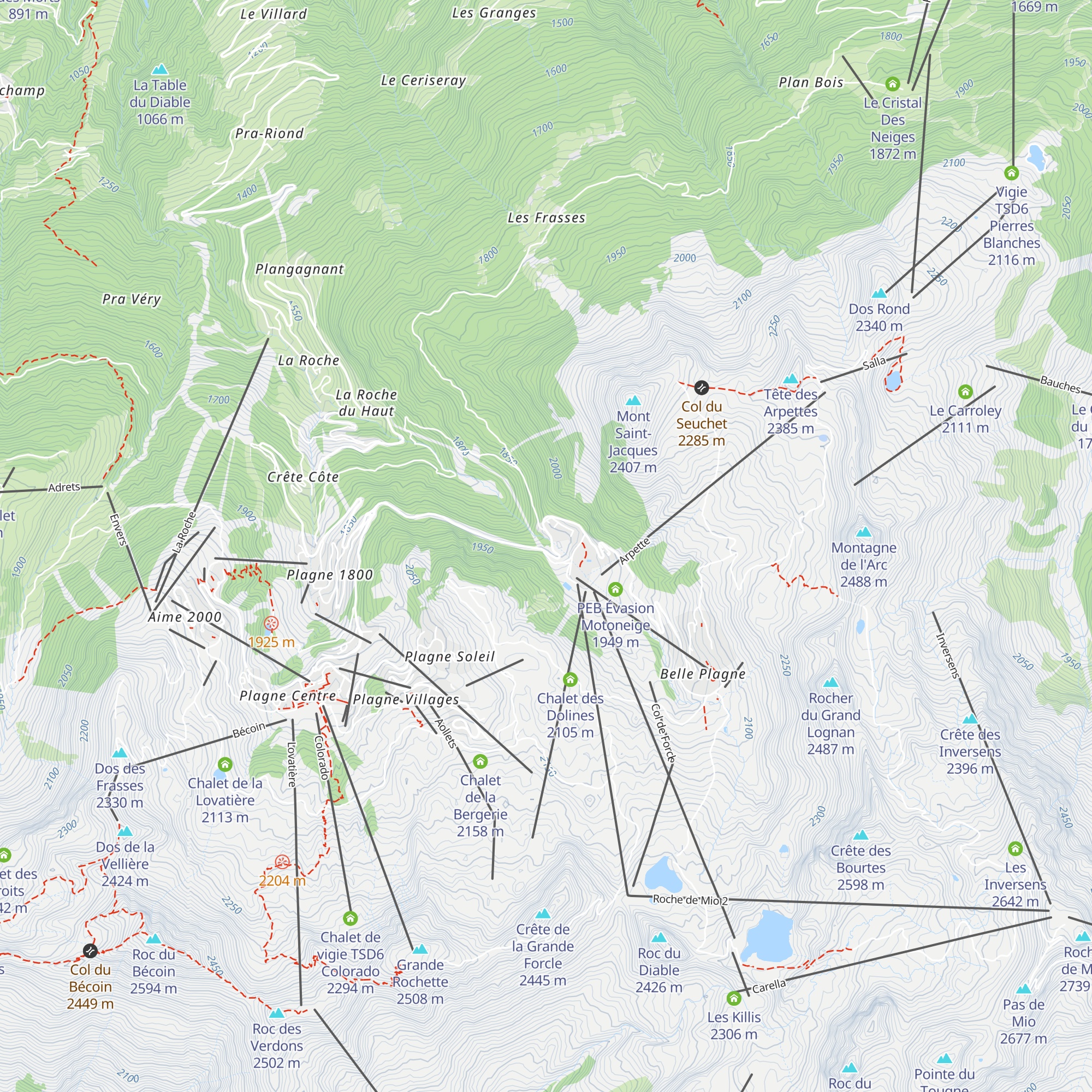 Résidence des Saisonniers map