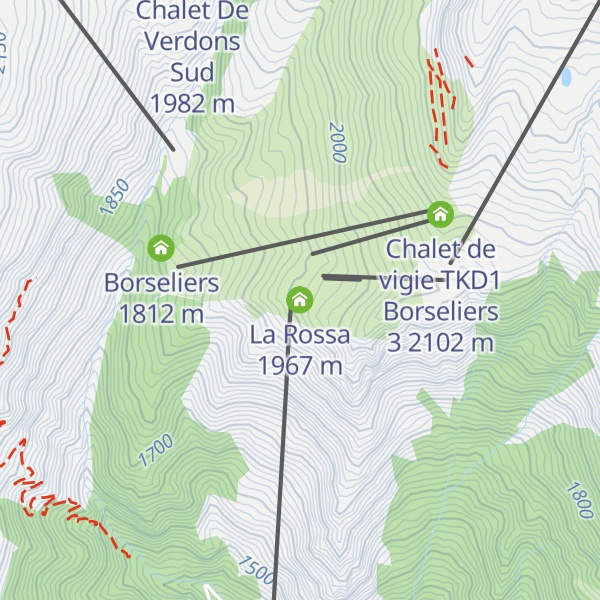 Map of La Rossa