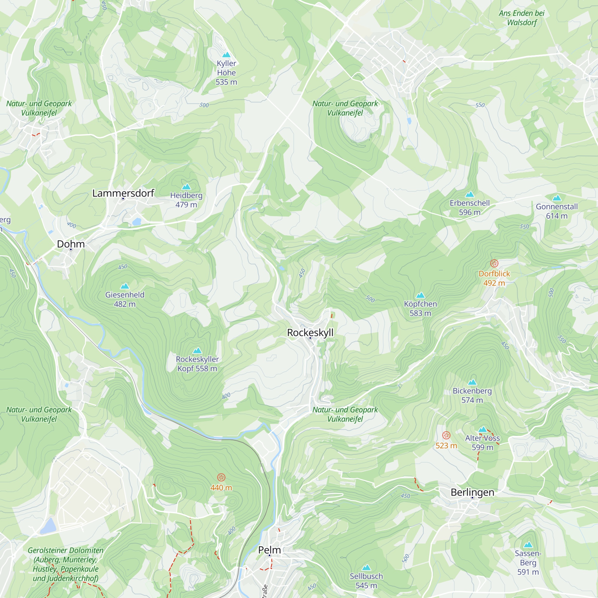 Grillhütte Rockeskyll map