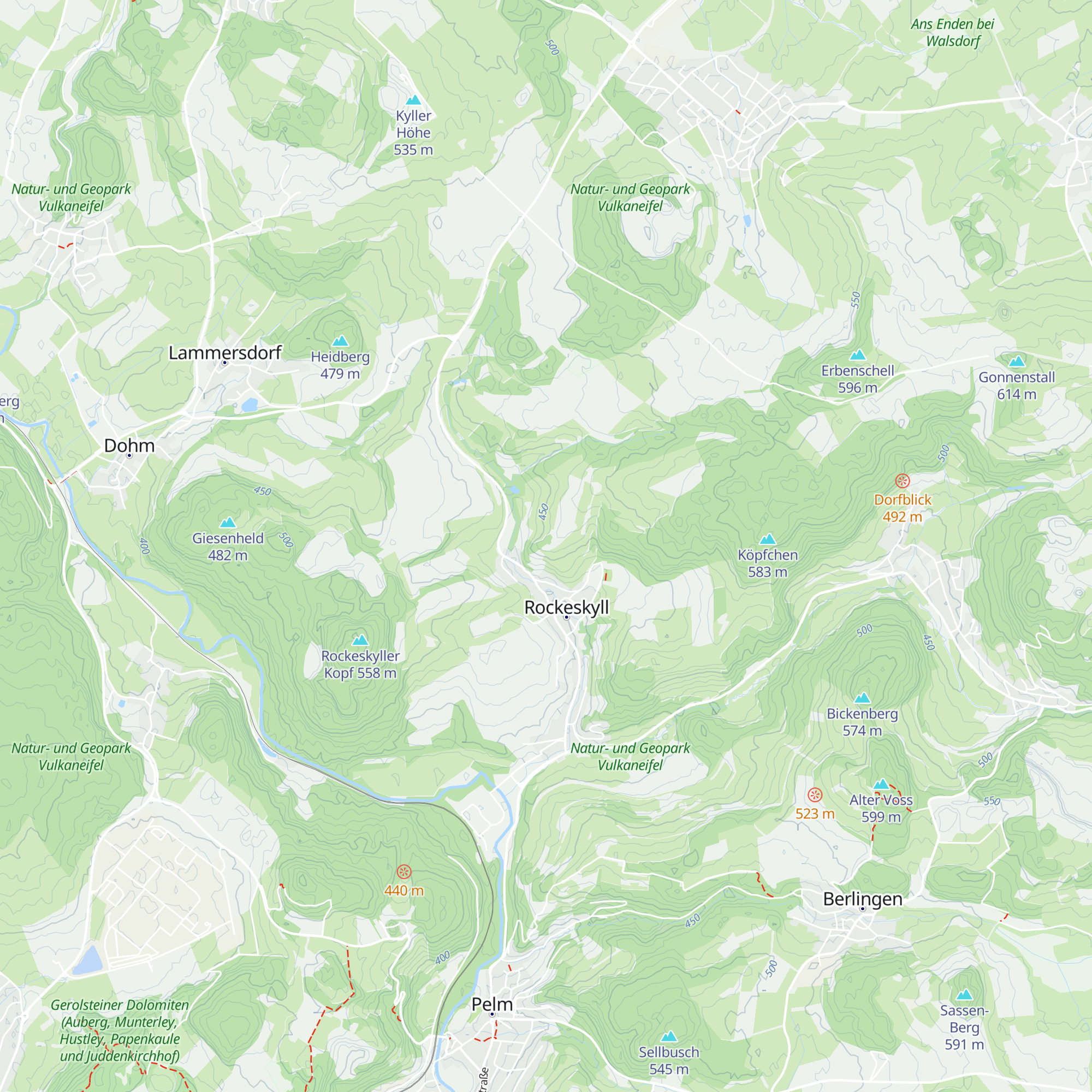 Grillhütte Rockeskyll map