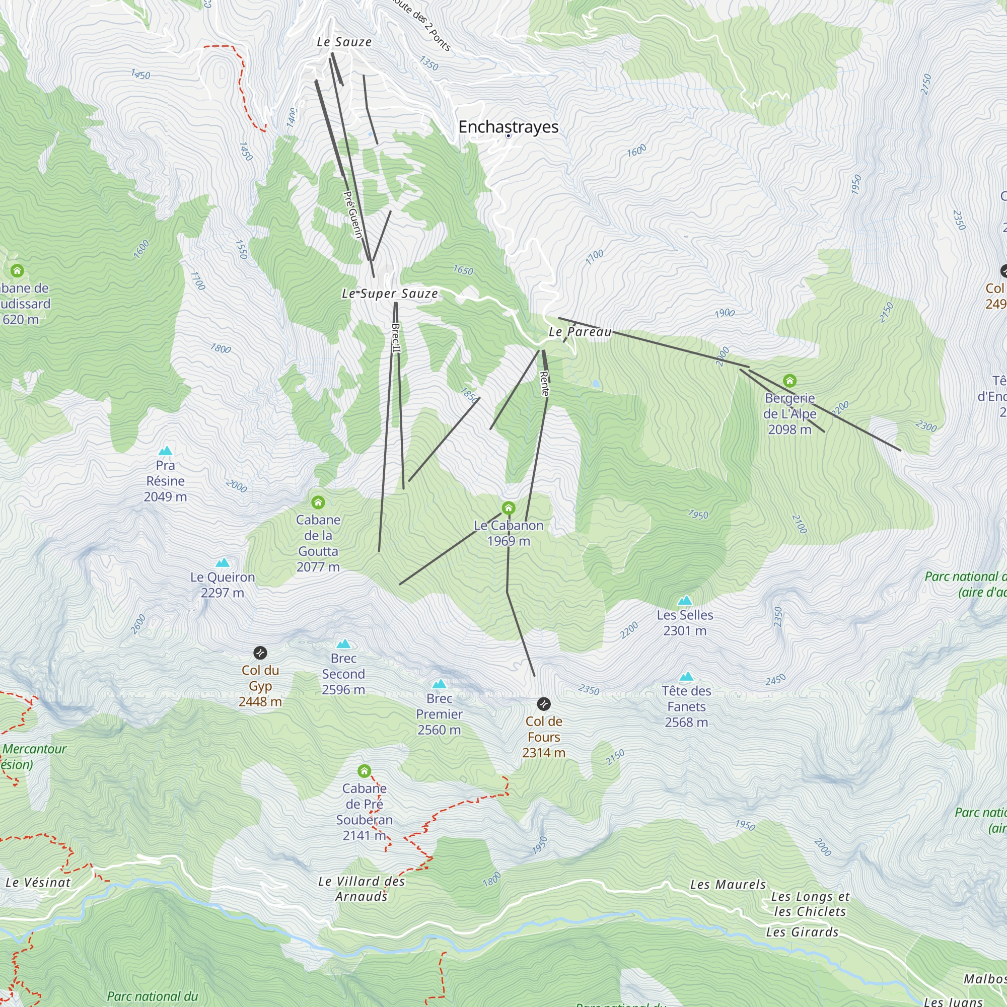 La Cabane à Jo map