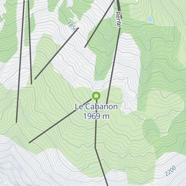 Map of La Cabane à Jo