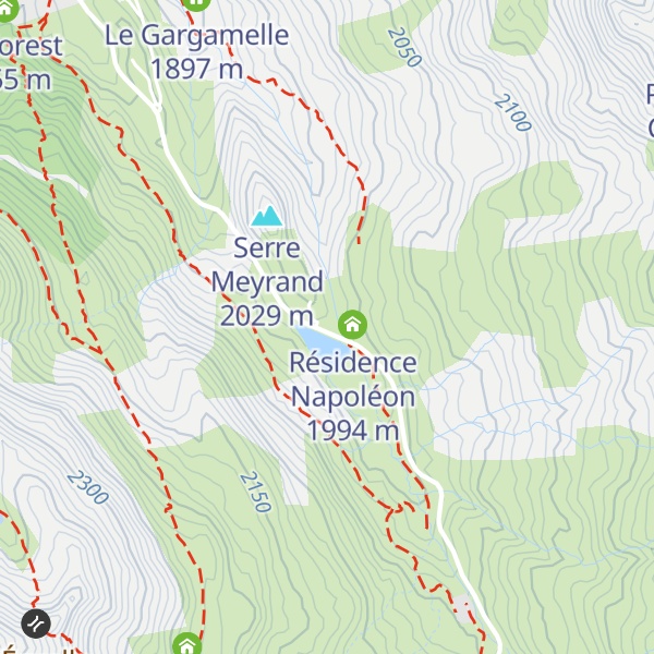 Map of Refuge Napoléon