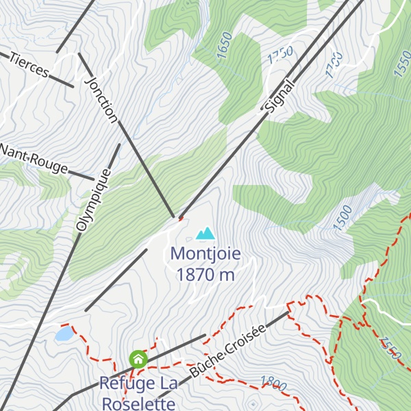 Map of La Kouzna