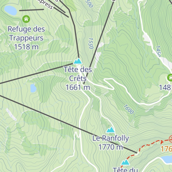 Map of La Cabushe