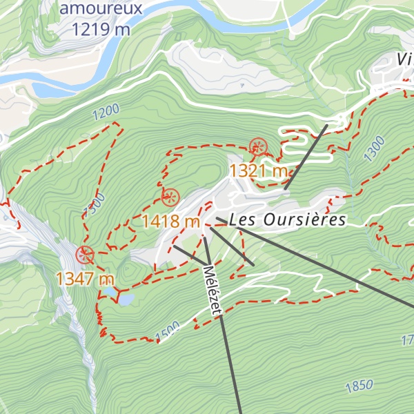 Map of Chez Éliane