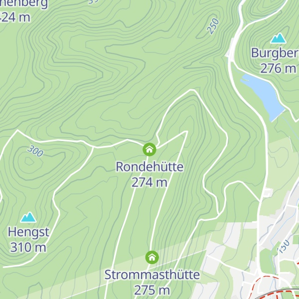 Map of Rondehütte