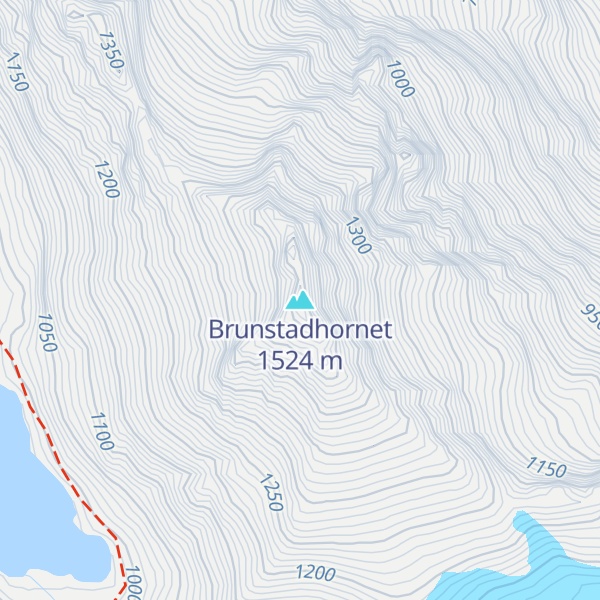Map of Brunstadhornet
