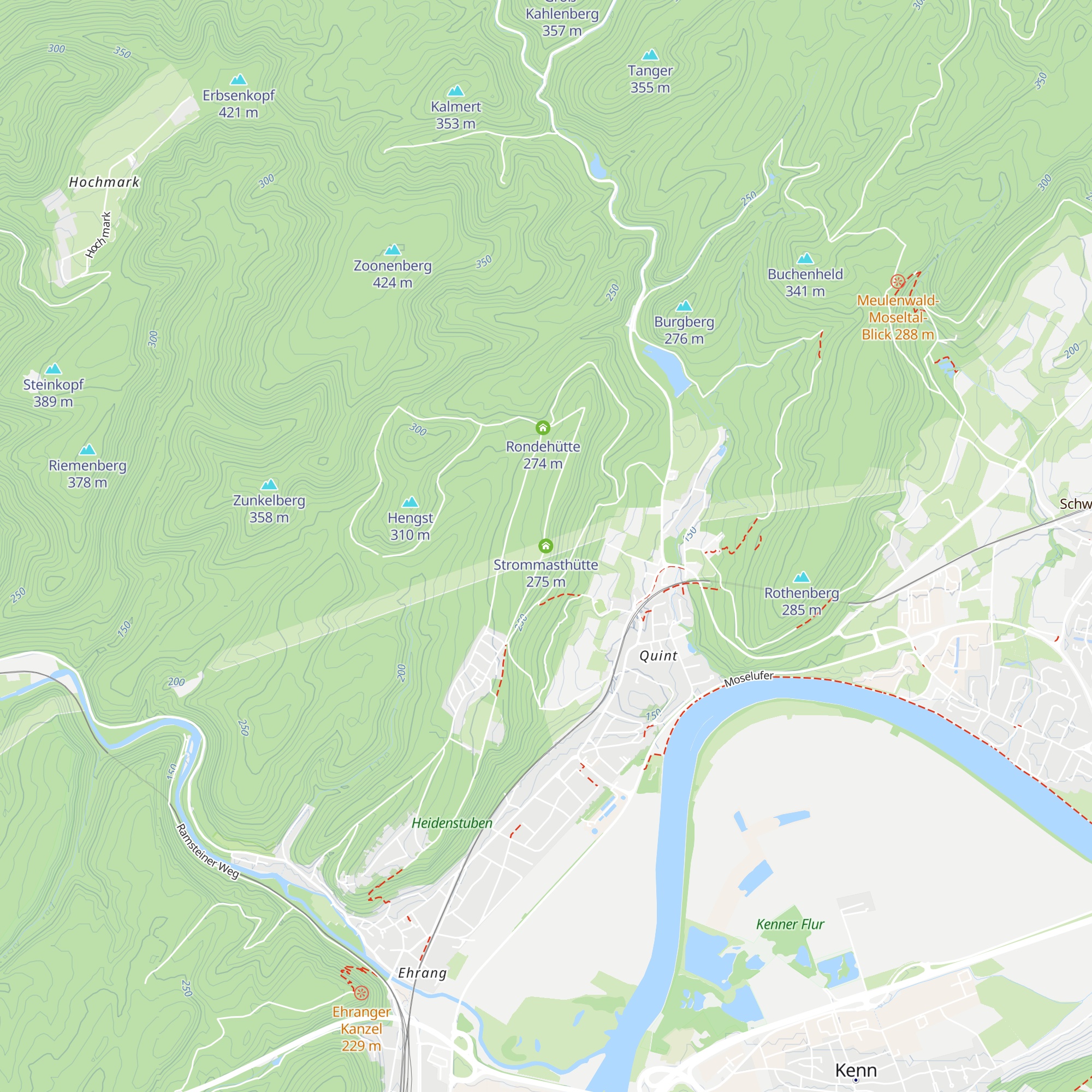 Strommasthütte map