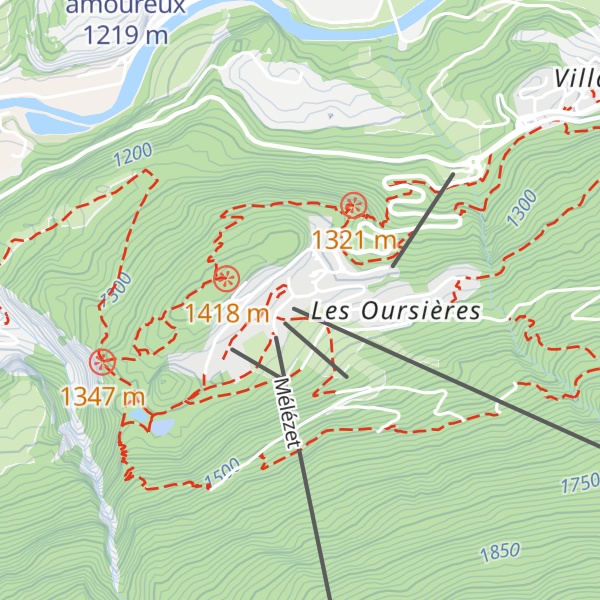 Map of L'Entre Deux