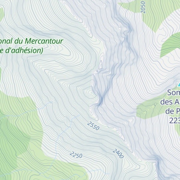 Map of Sommet de la Frema
