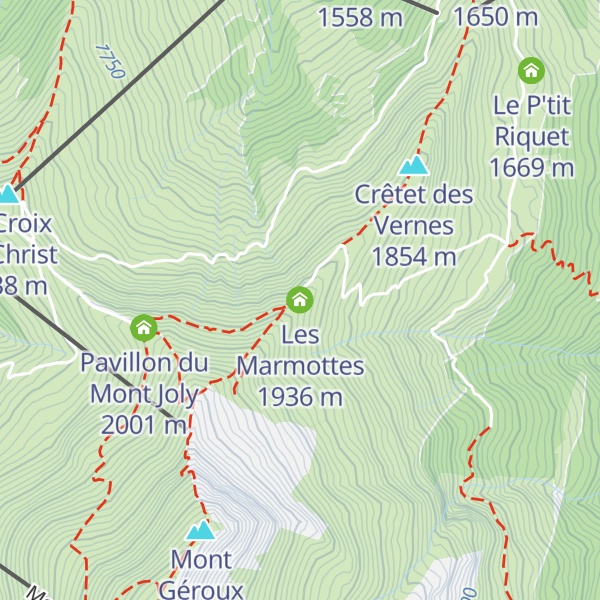 Map of Les Marmottes