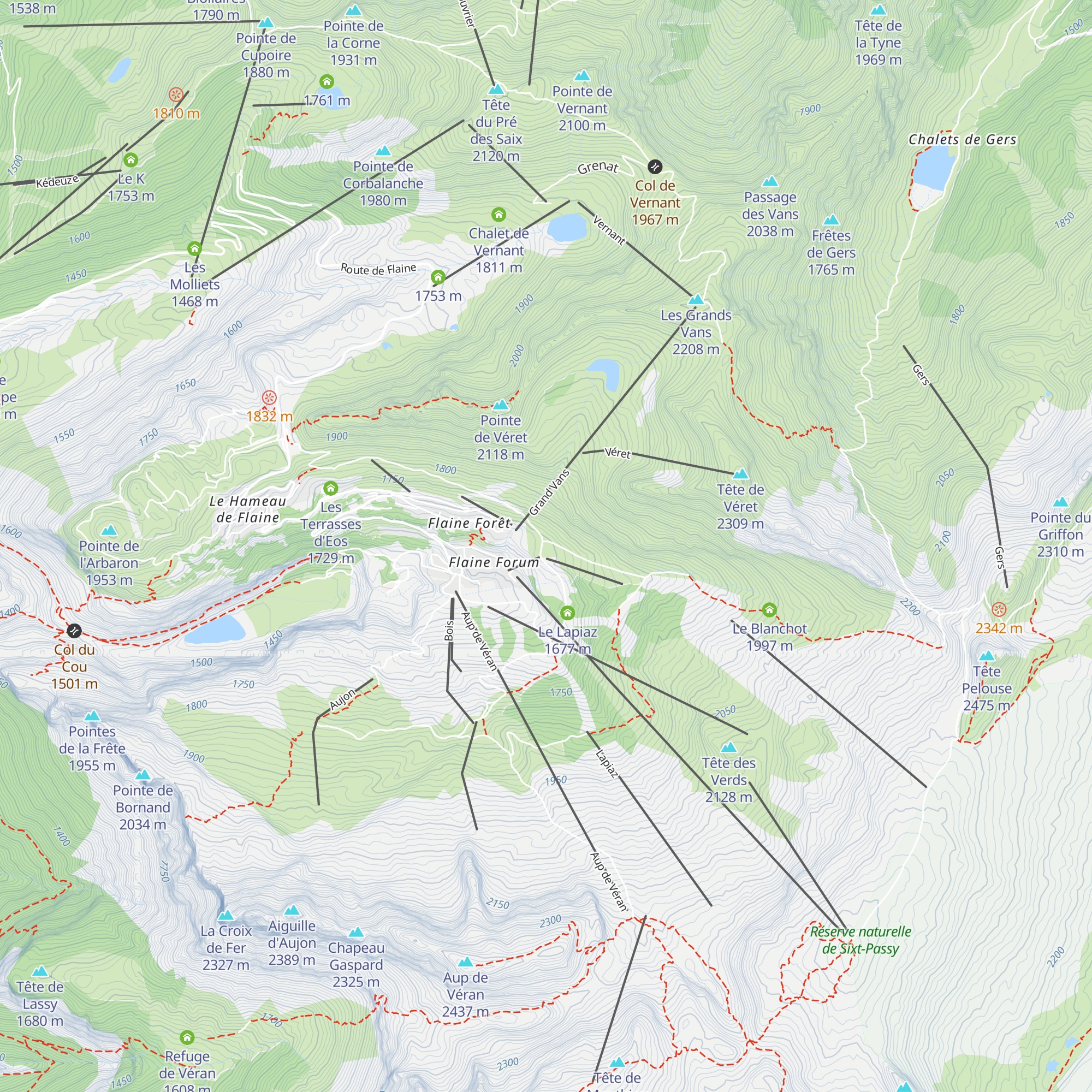 Le Bissac map