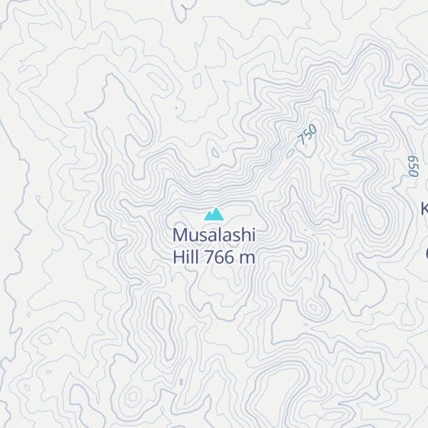 Map of Musalashi Hill