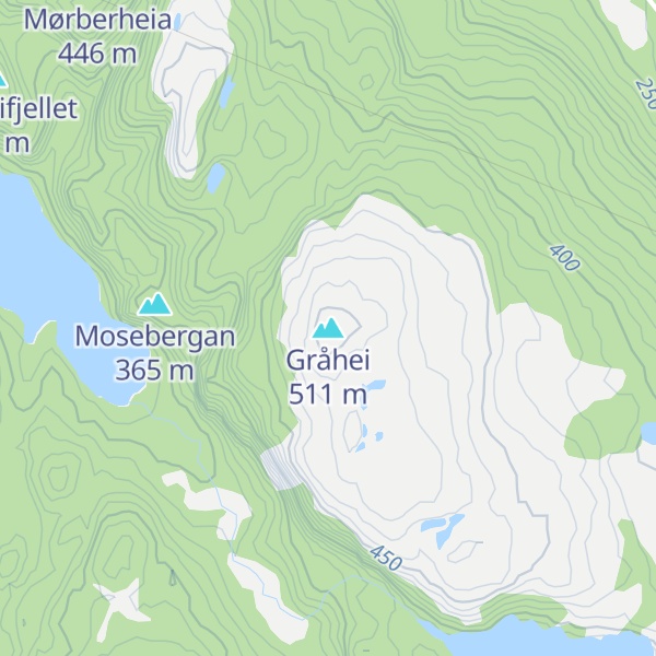 Map of Gråhei