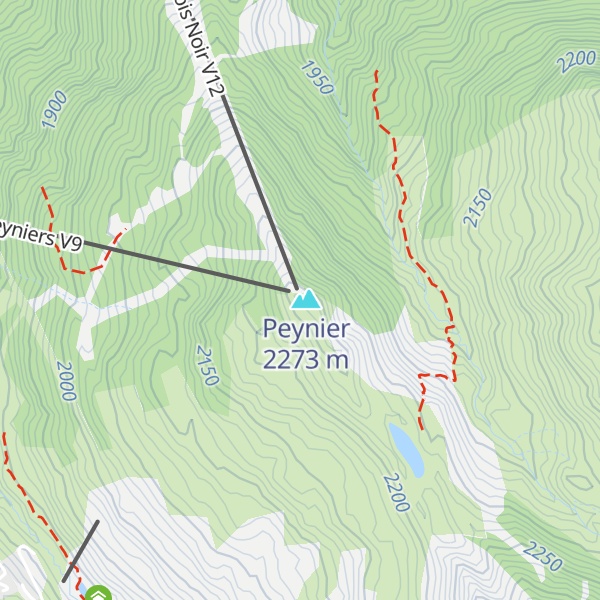 Map of Les Peyniers
