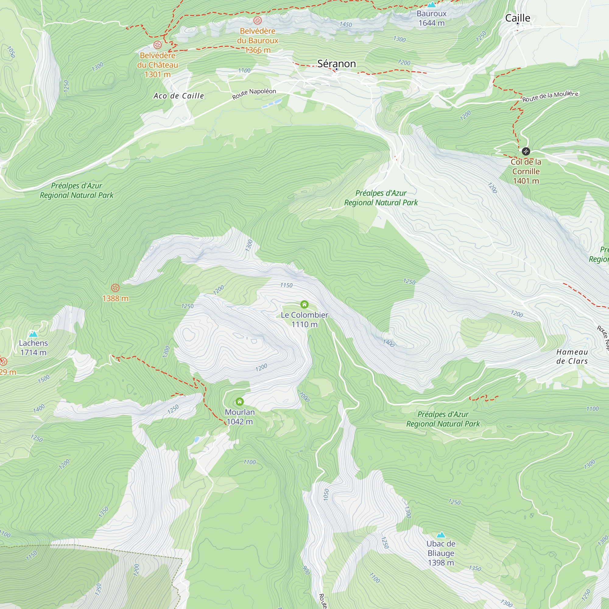 Le Colombier map