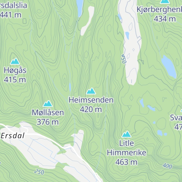 Map of Heimsenden