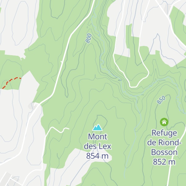 Map of Refuge des Alloux