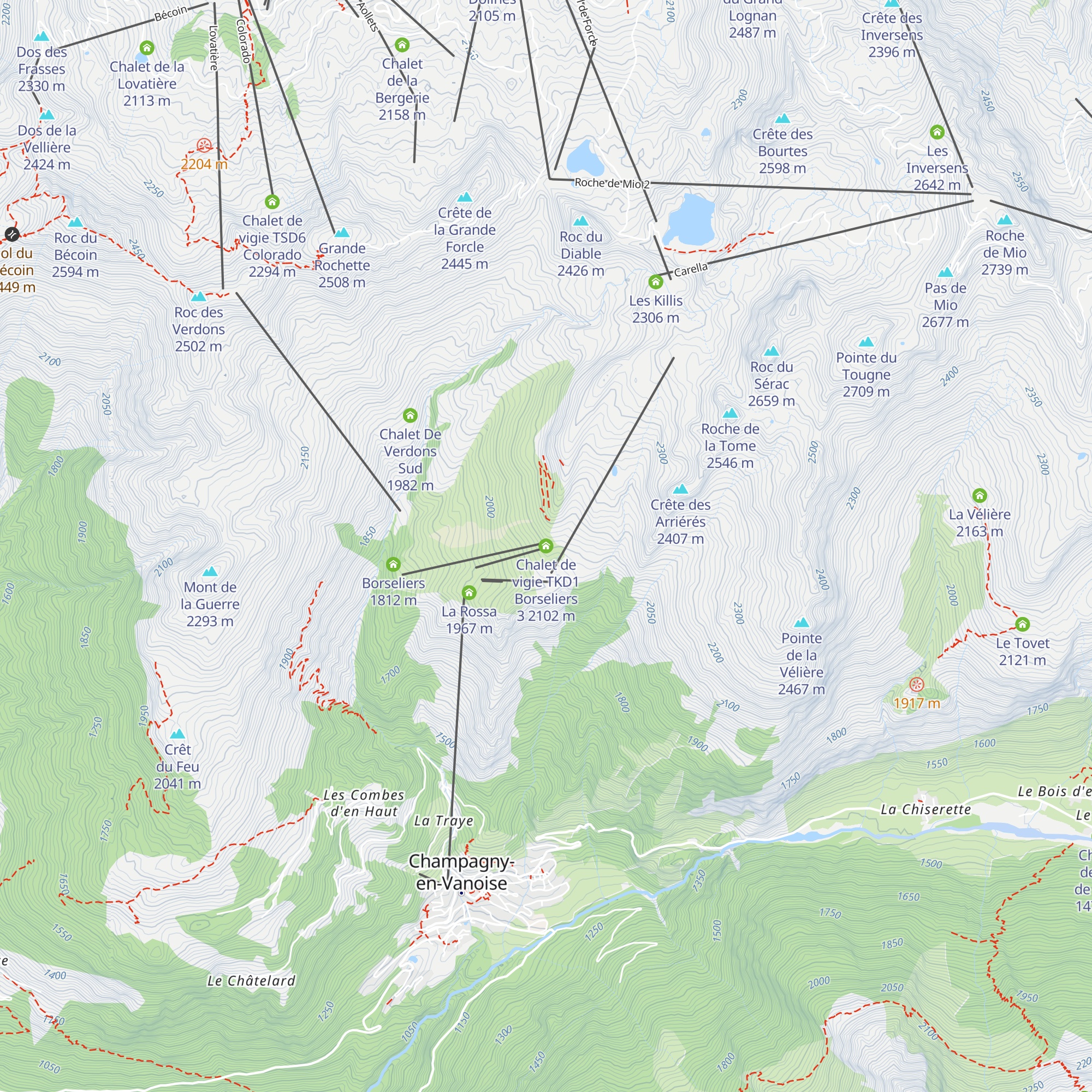 Chalet de vigie TKD1 Borseliers 3 map