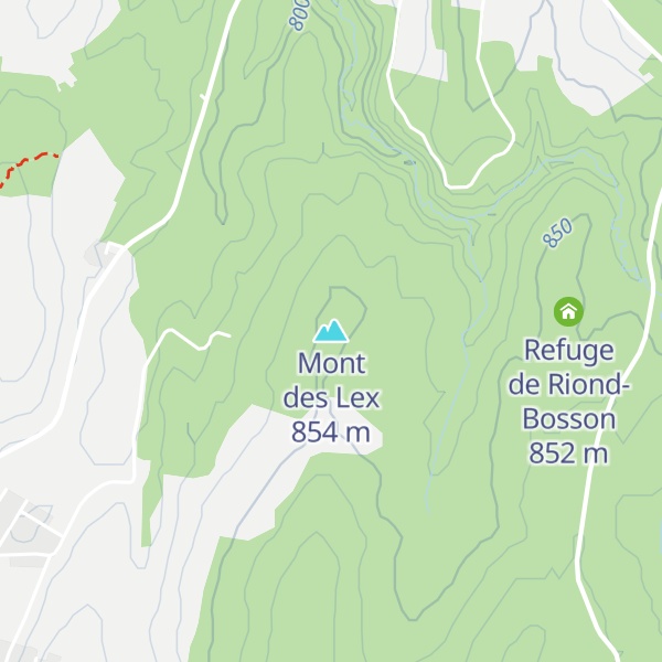 Map of Mont des Lex