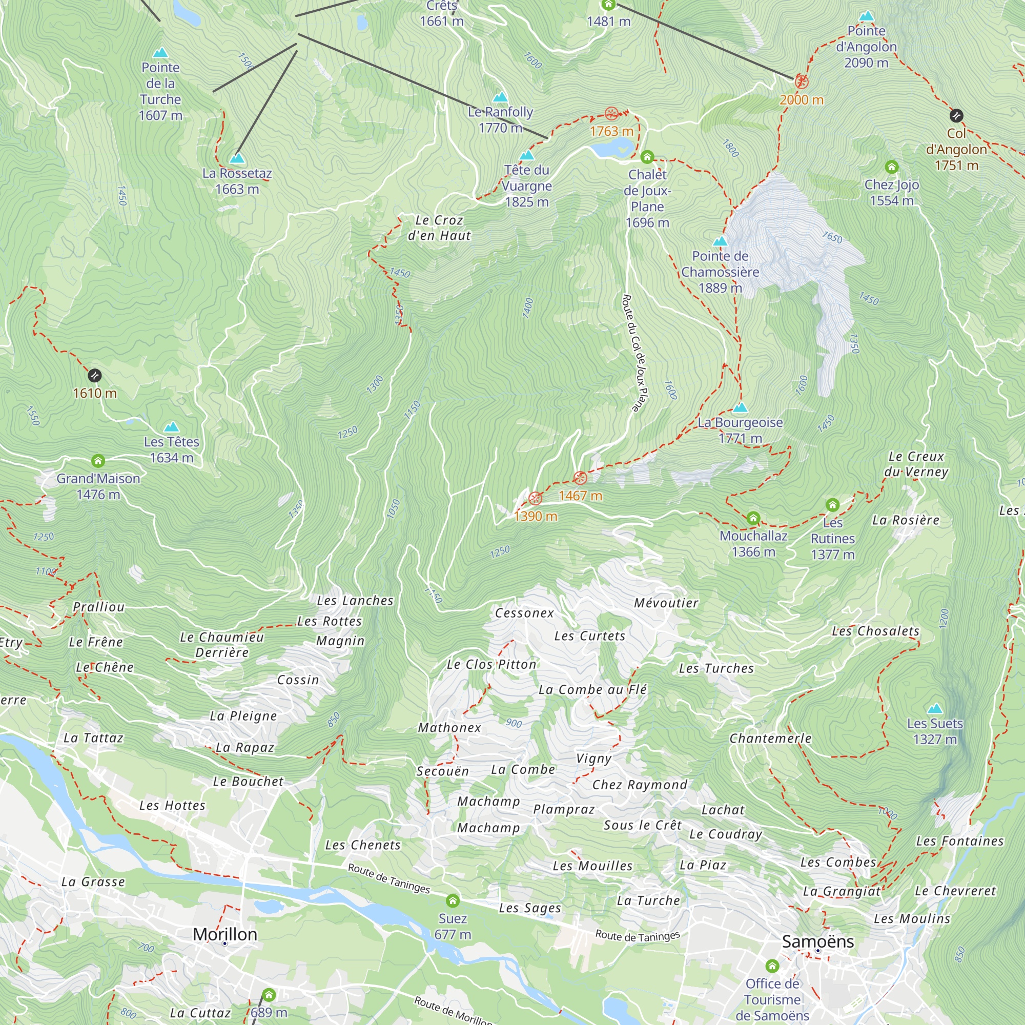 Le Blanchot map