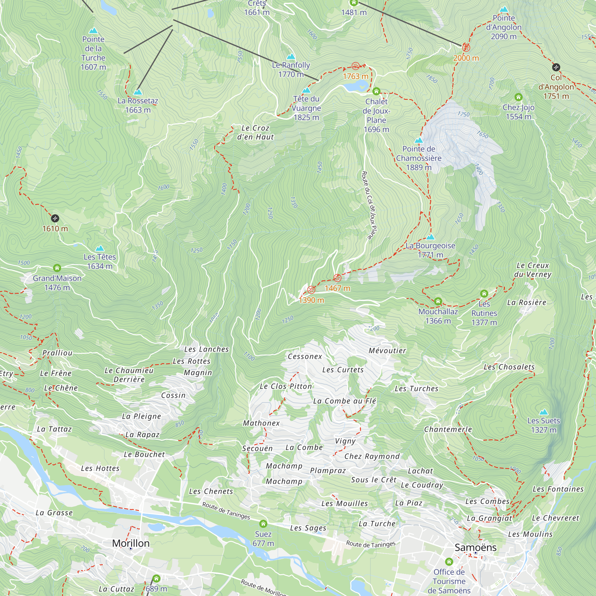 Le Blanchot map