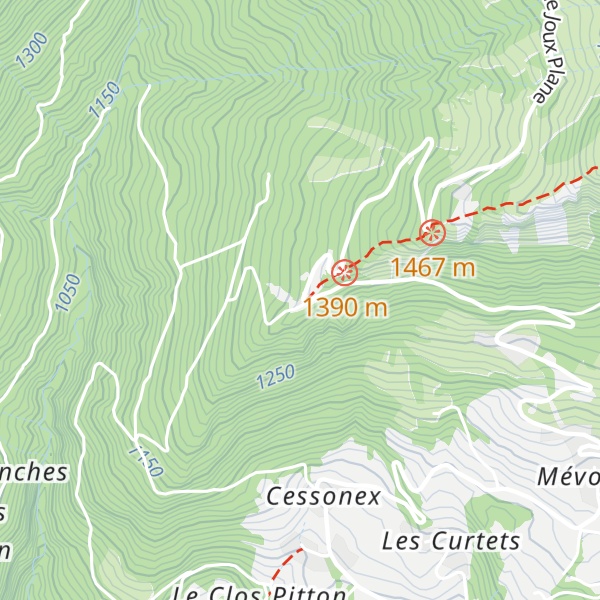 Map of Le Blanchot