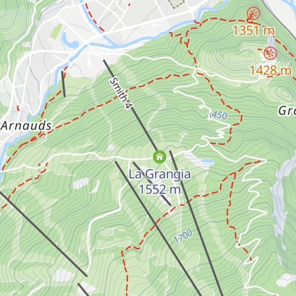 Map of Pian del Sole