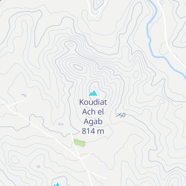 Map of Koudiat Ach el Agab