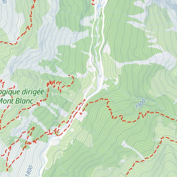Map of Refuge Le Repoju