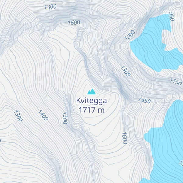 Map of Kvitegga