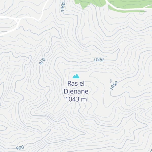 Map of Ras el Djenane