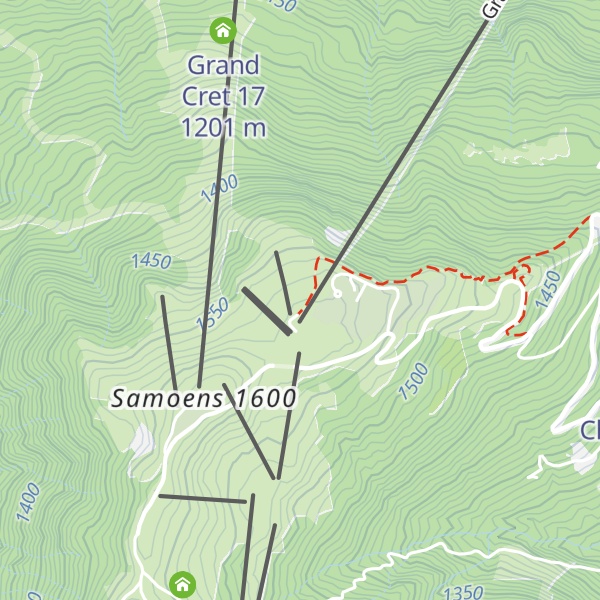 Map of Lou Caboëns
