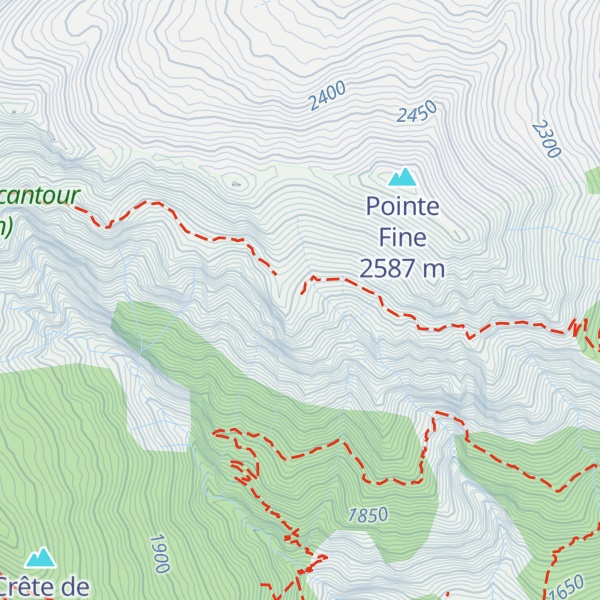 Map of Cabane de Costebelle