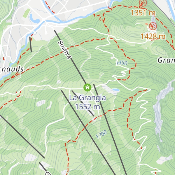 Map of La Grangia