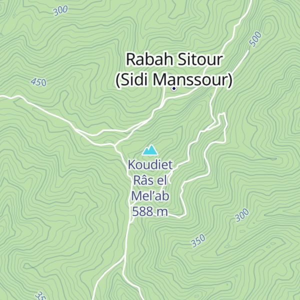 Map of Koudiet Râs el Mel’ab