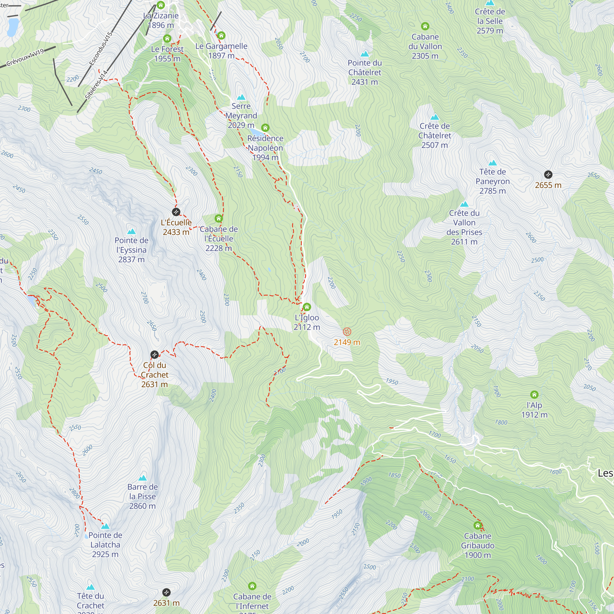 L'Igloo map