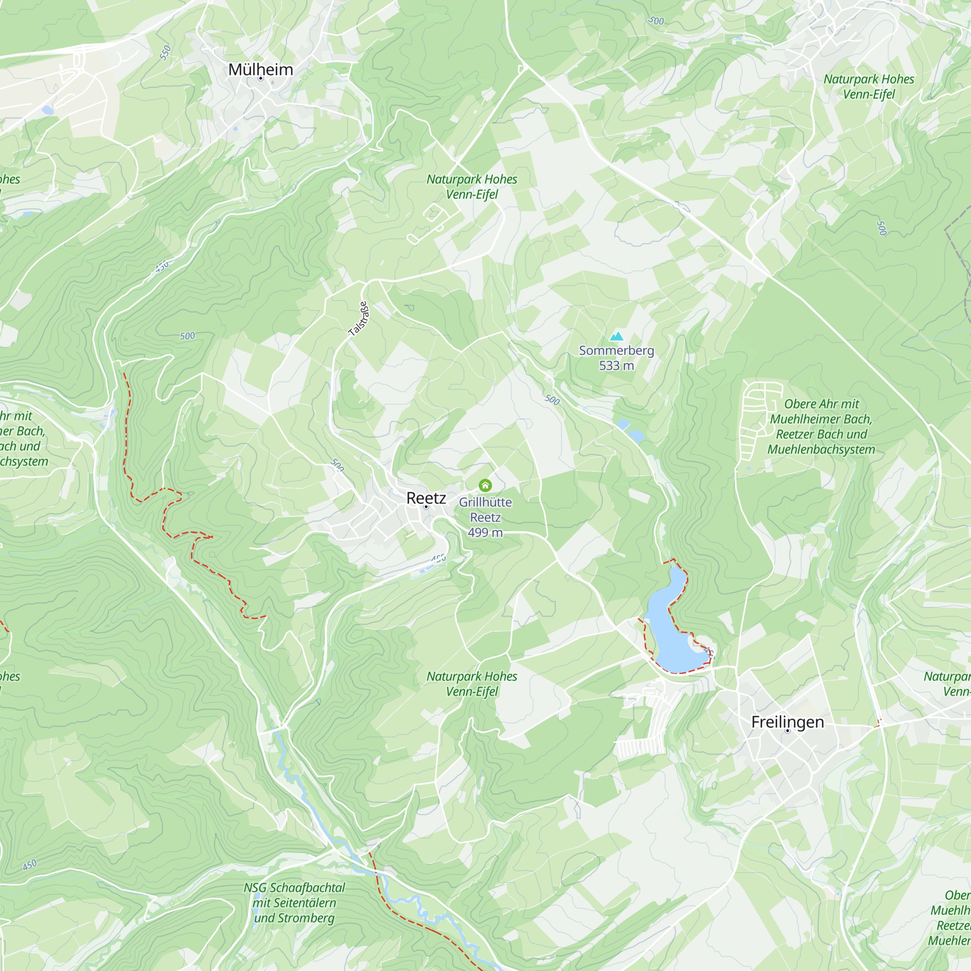 Grillhütte Reetz map