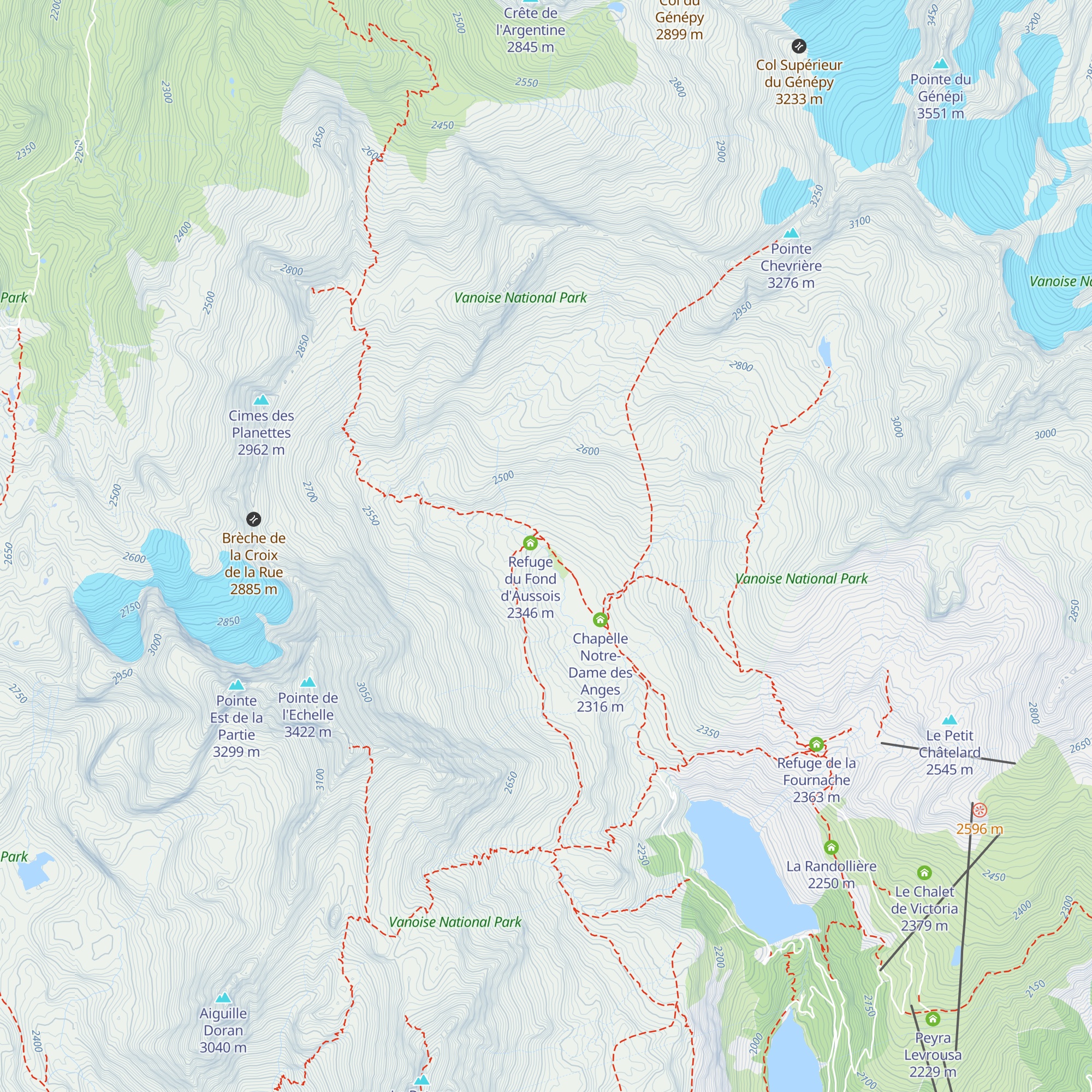 Chalet de Marie map