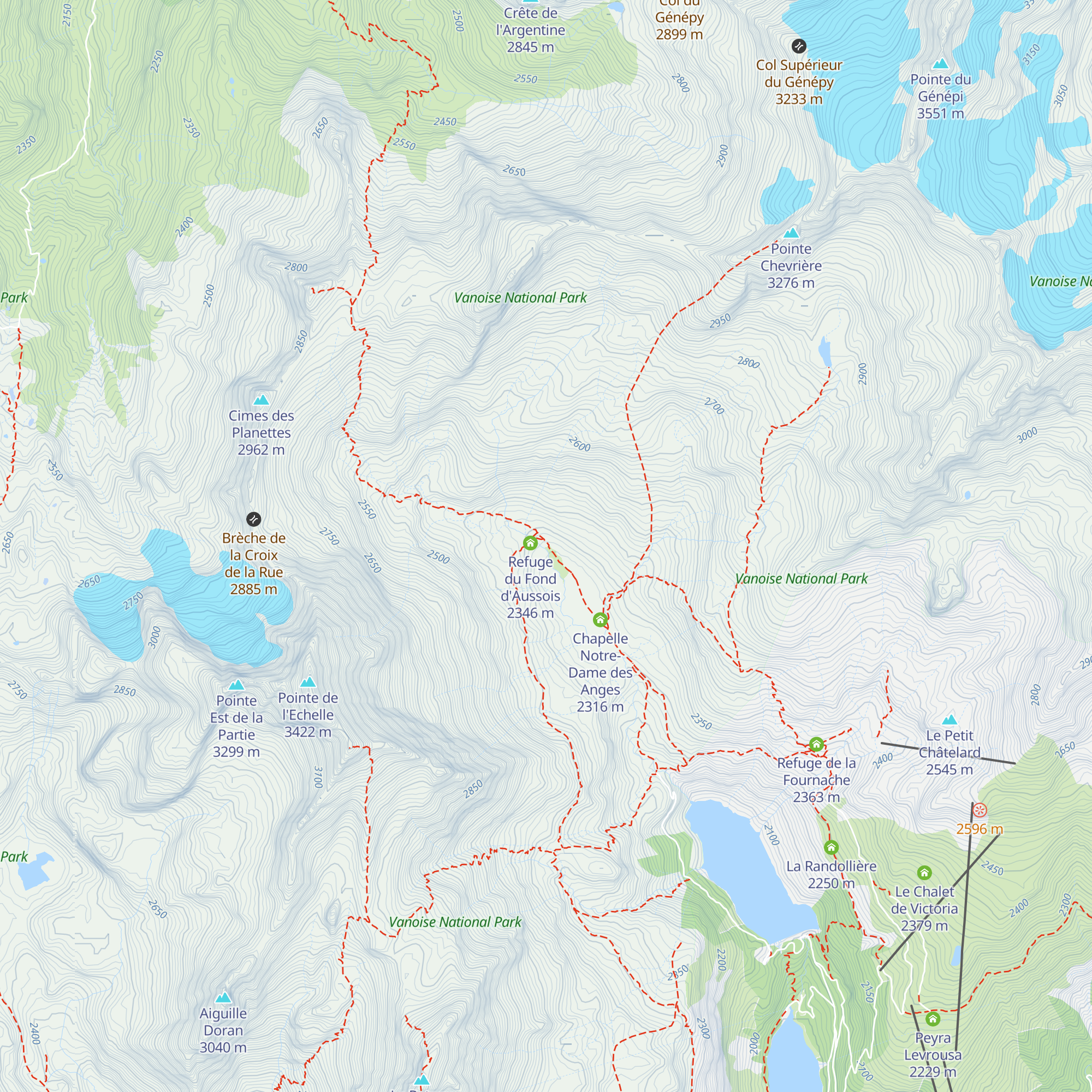 Chalet de Marie map