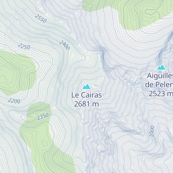 Map of Le Cairas