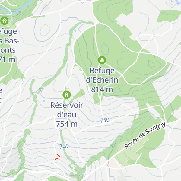 Map of La Gantene