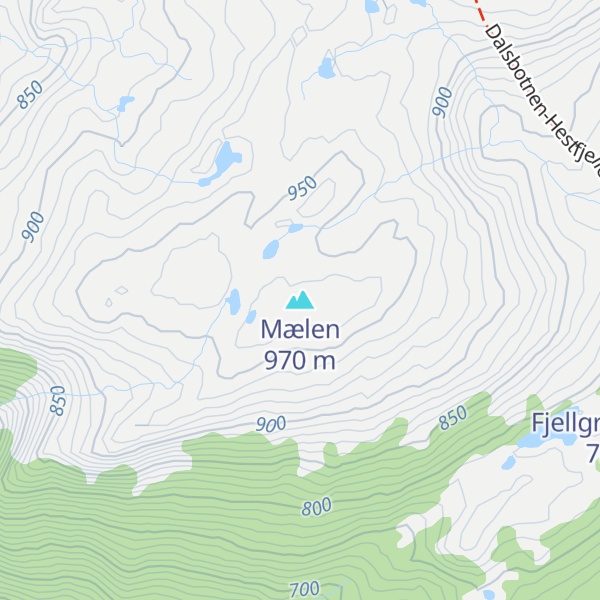 Map of Mælen