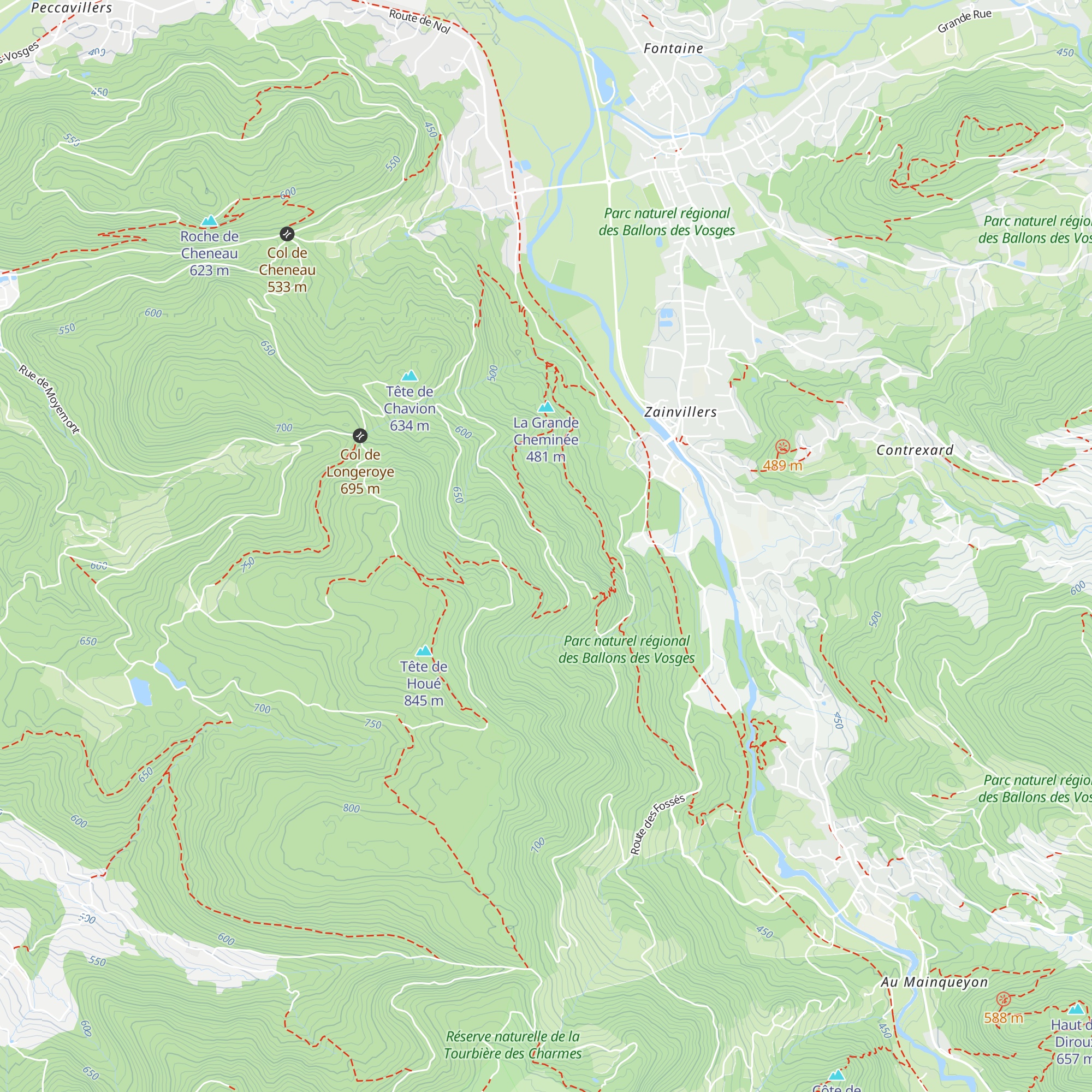 Chalet du Solem map