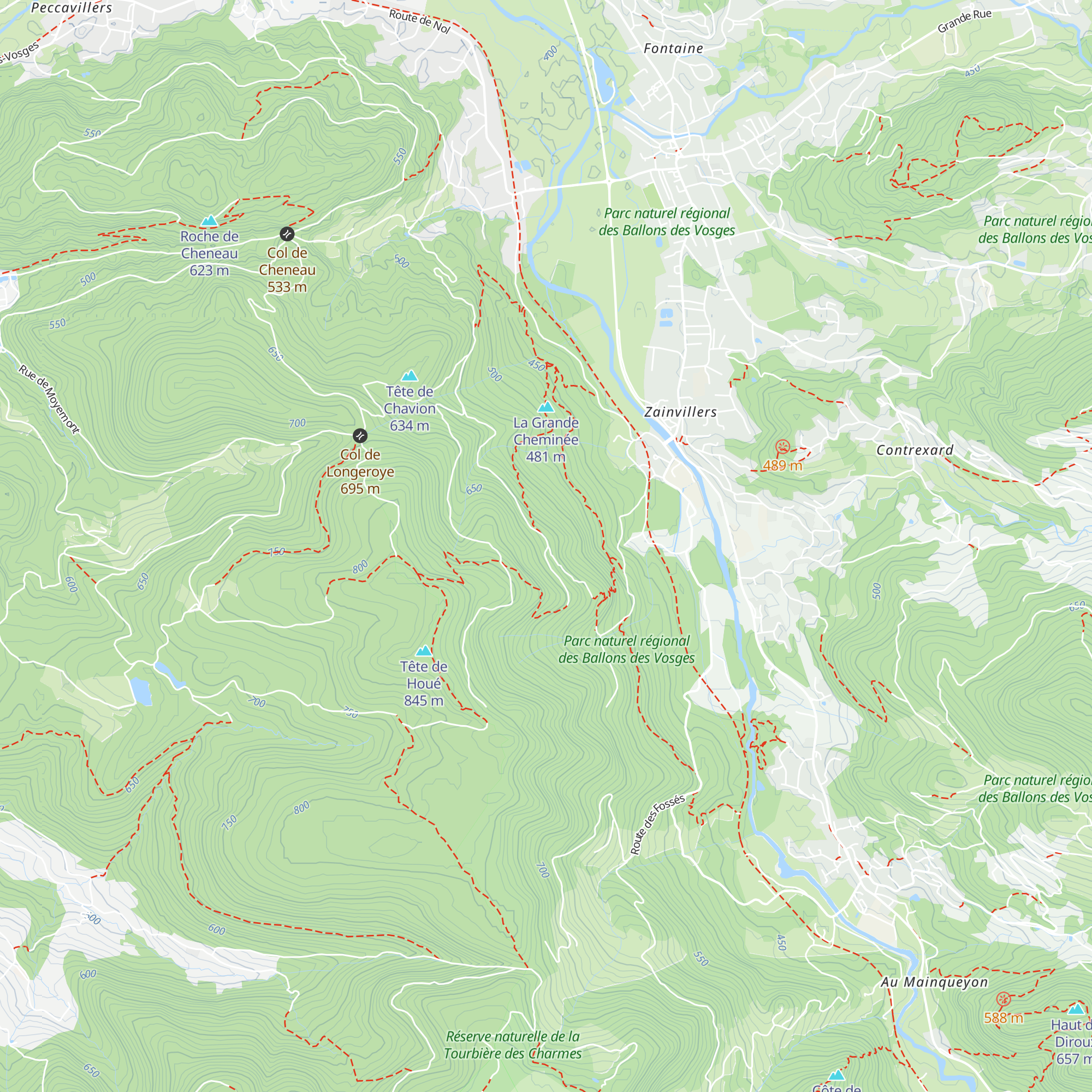 Chalet du Solem map